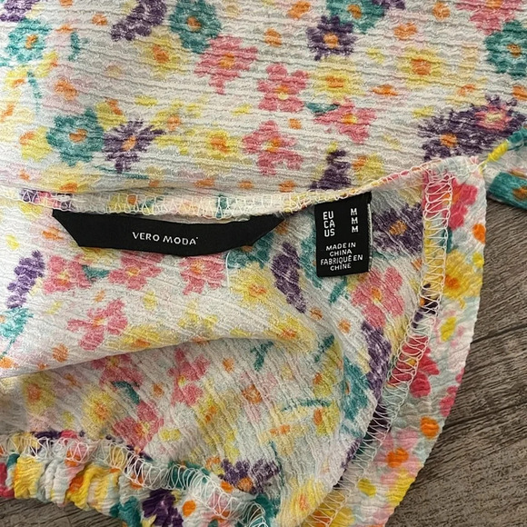 NWOT!! VERO MODA - Ullipam Tank Dress In Brook Green Aop Ulli - Size M - Picture 11 of 12